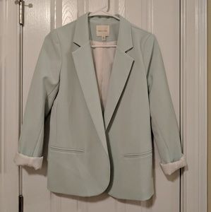 Mint Knit Blazer
